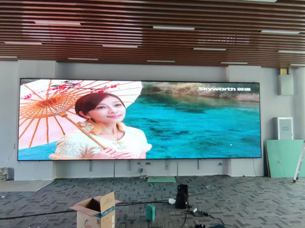 顺义P1.53led小间距屏安装案例